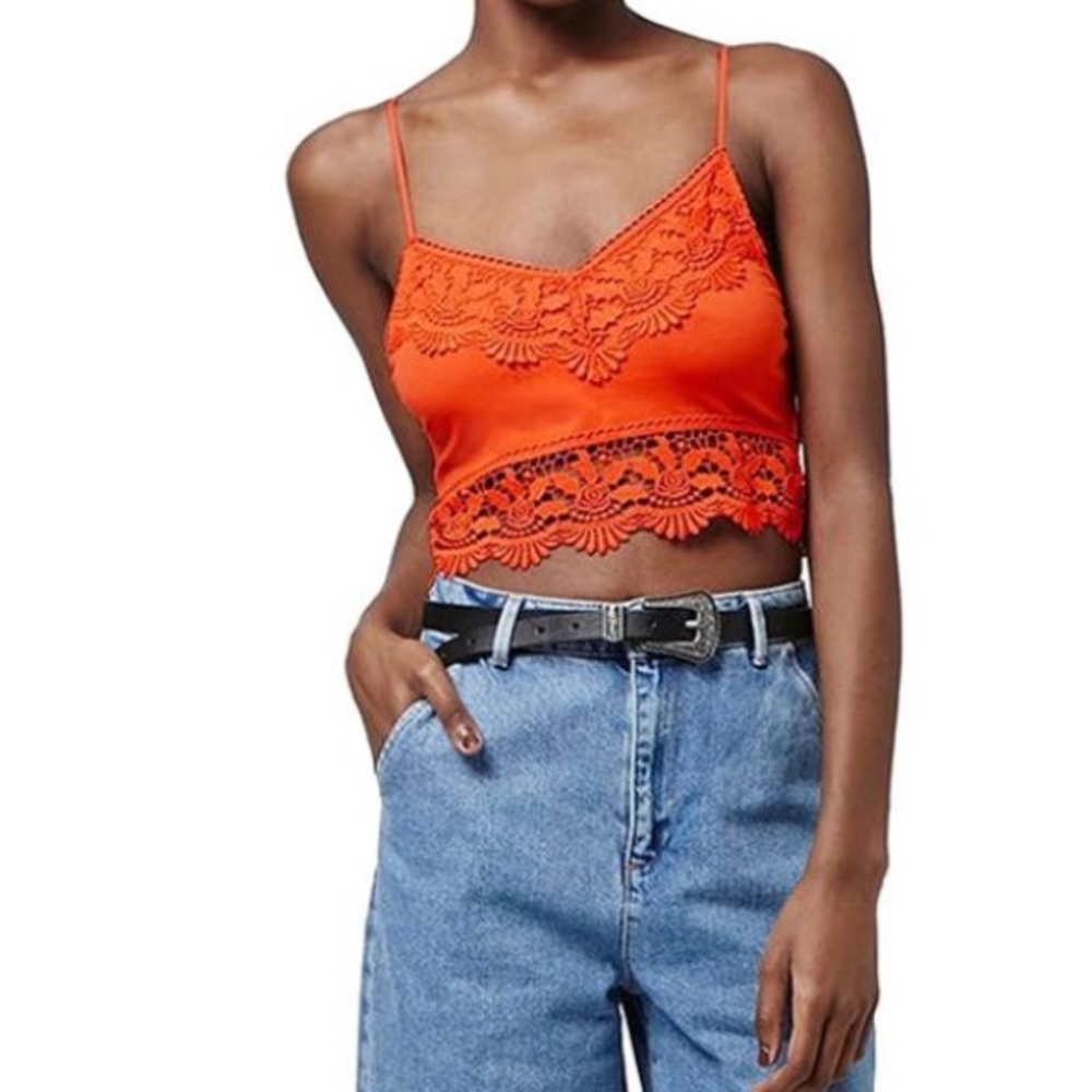 Topshop Crochet Bralette - Picture 2 of 8
